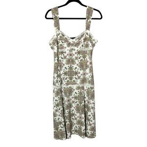 Vintage Nicole Miller Floral Print Women's Dress Size 14